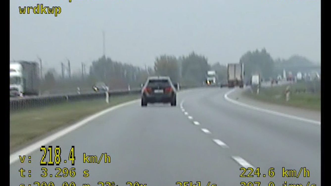 pościg policyjny za BMW/ Policja