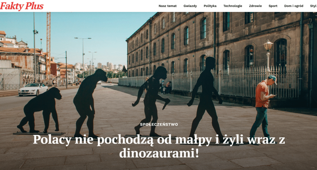 Polacy nie pochodzą od małpy i żyli wraz z dinozaurami – artykuł FaktyPlus.pl