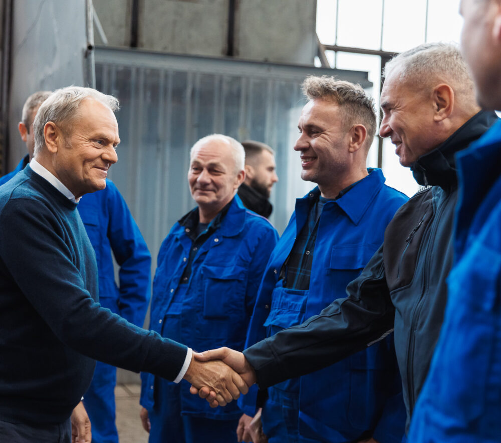 Wizyta Premiera Donalda Tuska w firmie RFK/KPRM