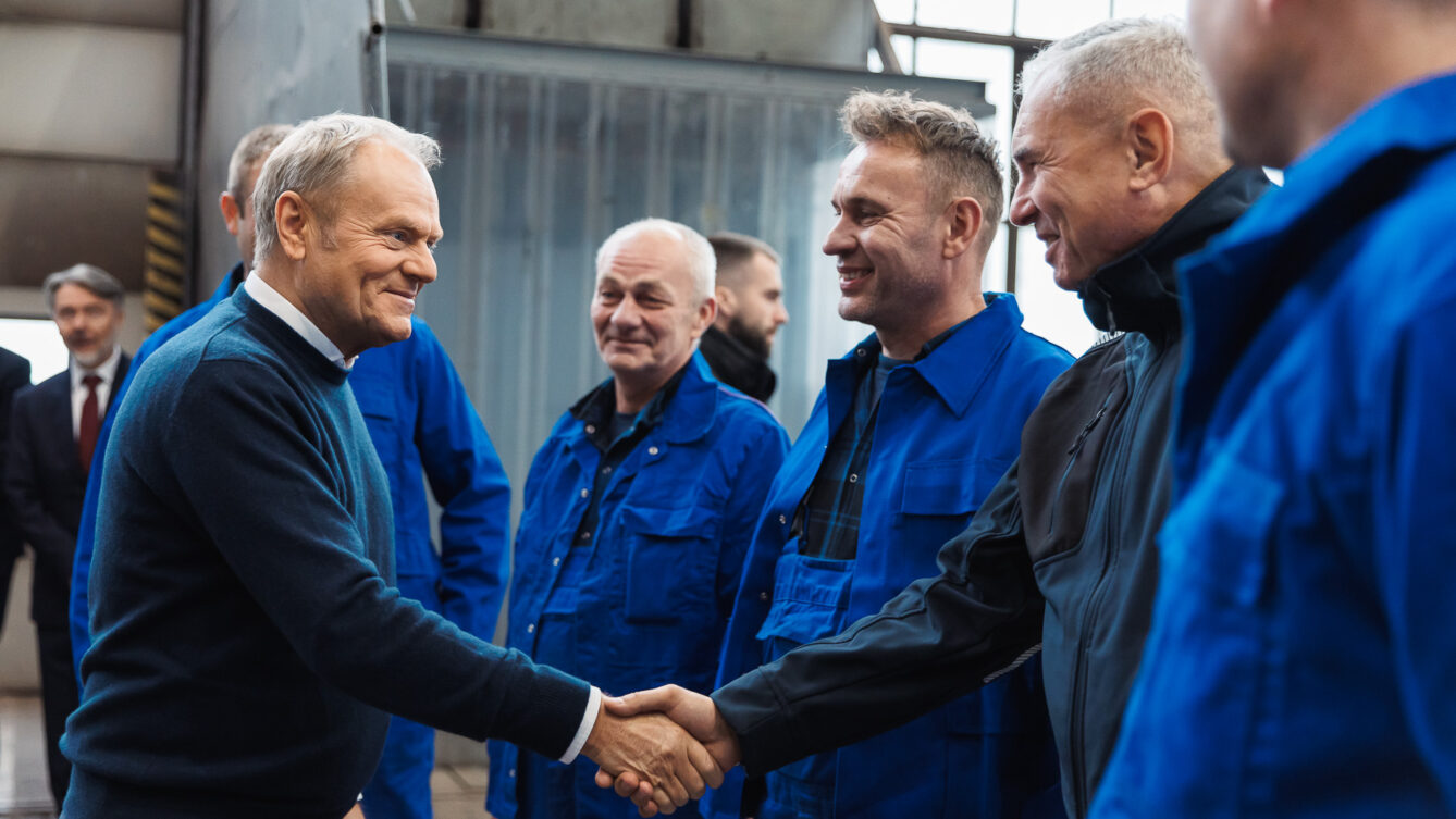 Wizyta Premiera Donalda Tuska w firmie RFK/KPRM