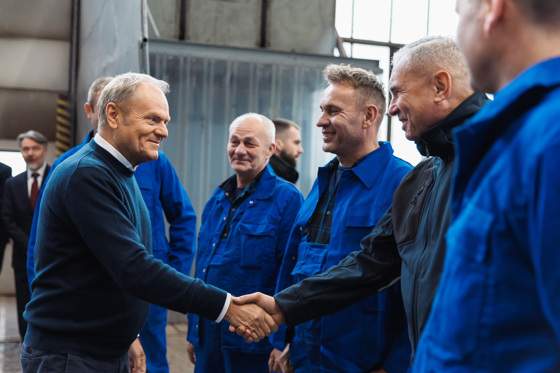 Wizyta Premiera Donalda Tuska w firmie RFK/KPRM