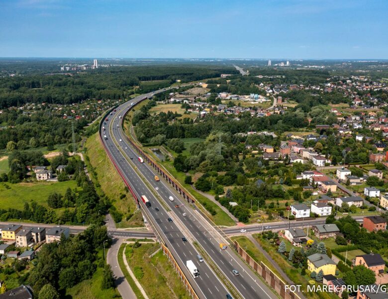 fragment autostrady A4 z OPP/ GDKiA