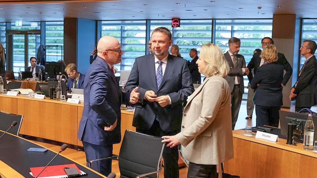 Minister Kierwiński w Brukseli/ MSWiA