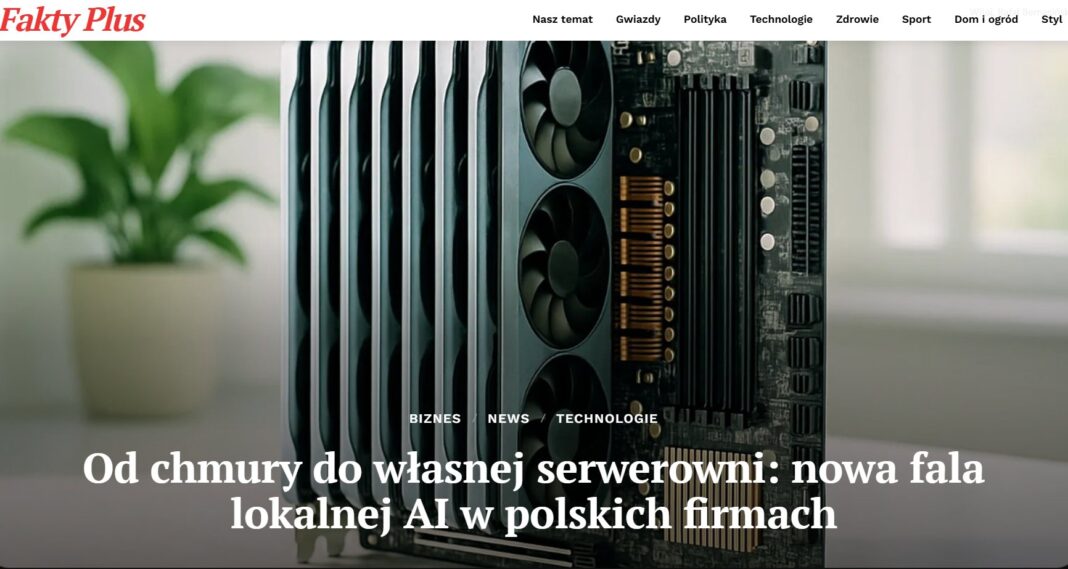 Firmowy klaster GPU jako alternatywa dla chmury – sprzęt 4U–6U