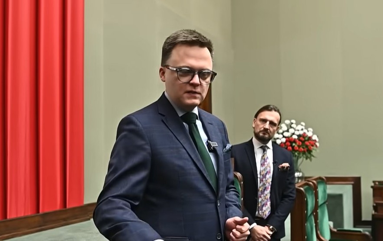 Szymon Hołownia w Sejmie/ SejmRP