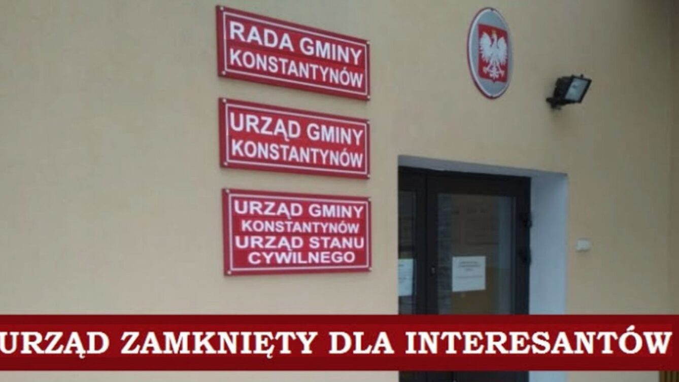 strona internetowa Urzędu Gminy Konstantynów