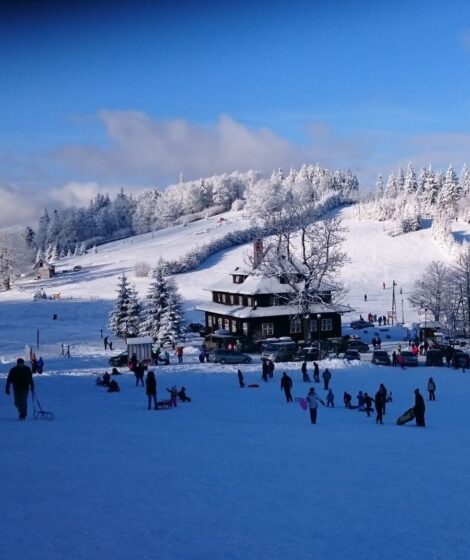 Zima w schronisku Andrzejówka/ fot: Rafał Bernasiński