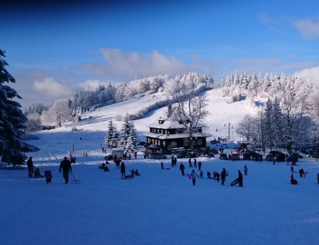 Zima w schronisku Andrzejówka/ fot: Rafał Bernasiński