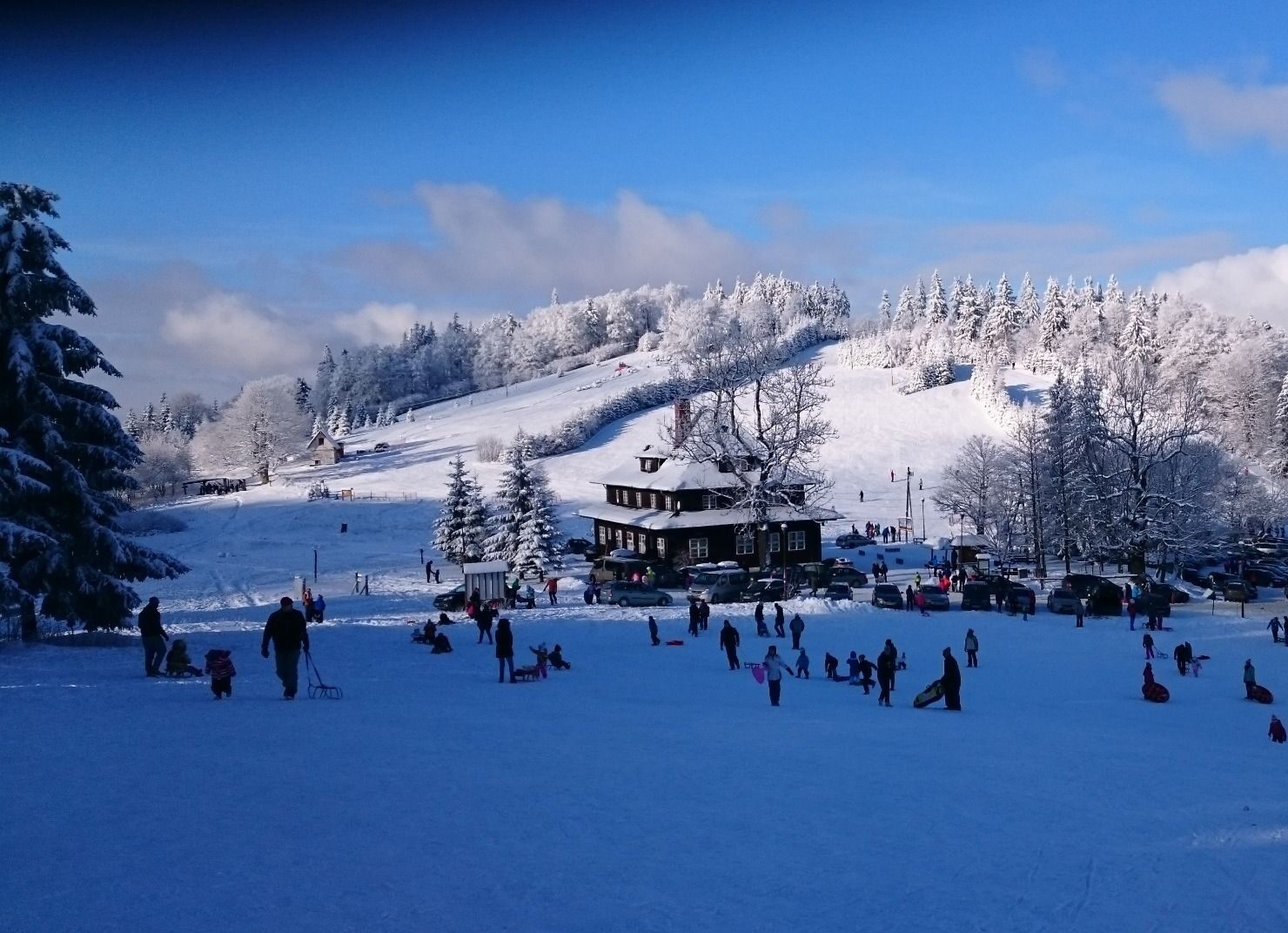 Zima w schronisku Andrzejówka/ fot: Rafał Bernasiński