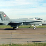 F/A-18C Hornet szwajcarskich Sił Powietrznych, Fot: Arpingstone, Domena publiczna