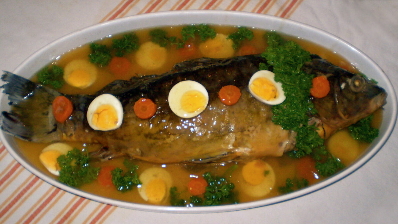 Karp w galarecie. Fot: Olaf.herfurth - Praca własna, CC BY-SA 3.0