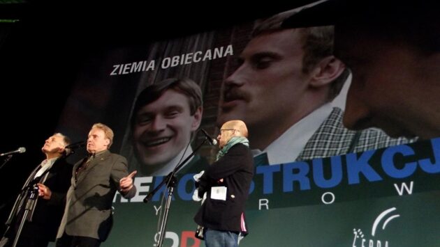 Premiera zrekonstruowanej cyfrowo "Ziemi Obiecanej", podczas festiwalu filmowego OFF Plus Camera. Autorstwa Piotr Drabik, CC BY 2.0