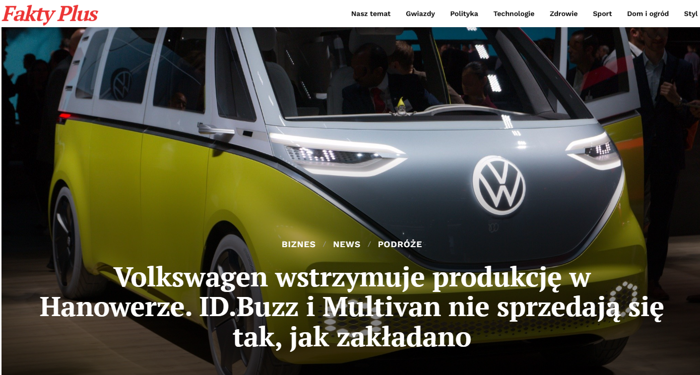 Volkswagen Hanower – przestój produkcji ID. Buzz i co to oznacza