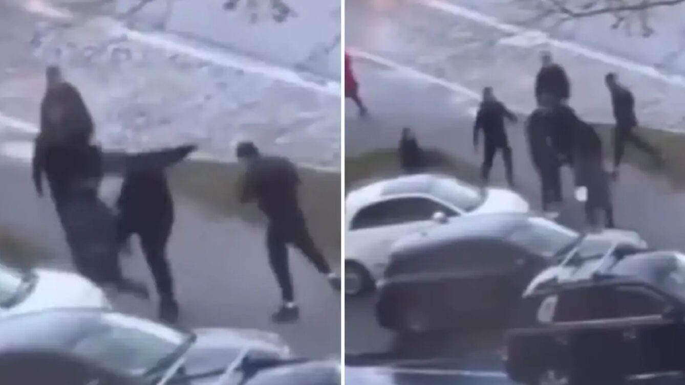 atak na ukraińskich uczniów w słupsku/ źródło: media społecznościowe