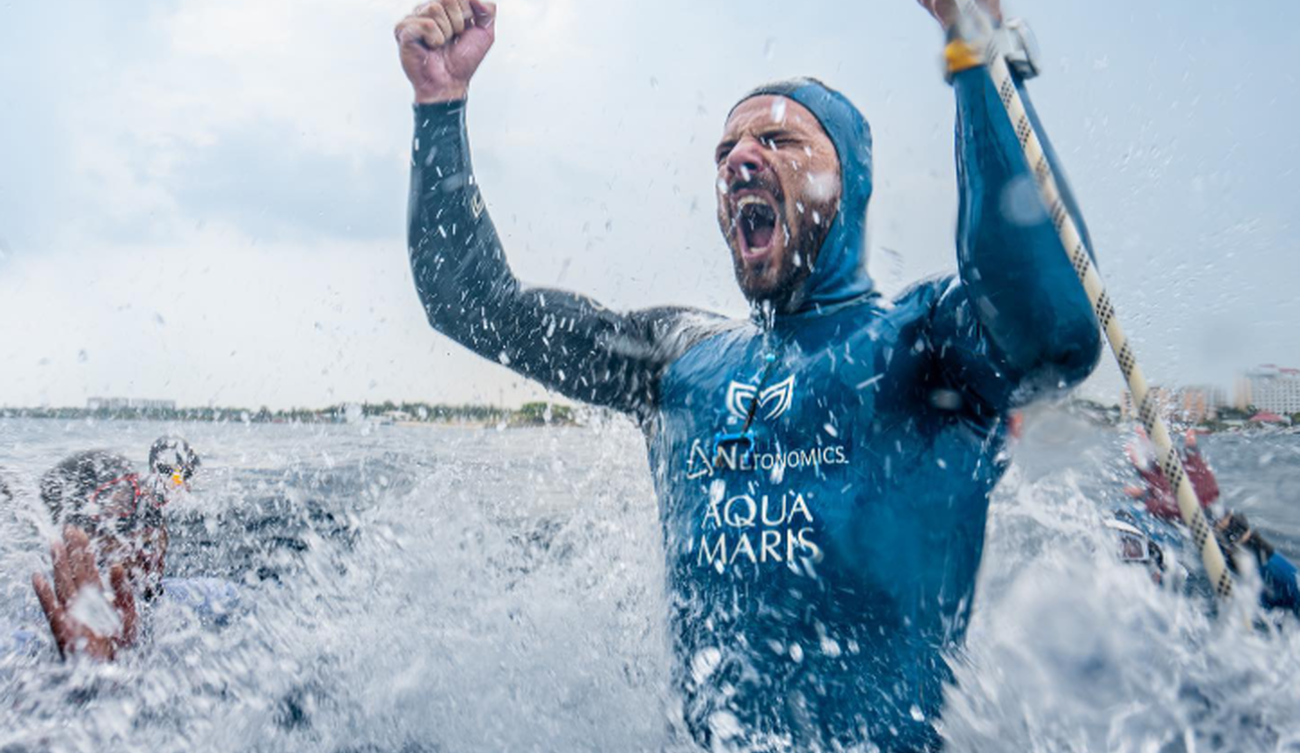 Chorwacki freediver Vitomir Maričić przez 29 minut i 3 sekundy nie oddychał pod wodą, bijąc rekord świata ustanowiony w 2021 roku./ FB