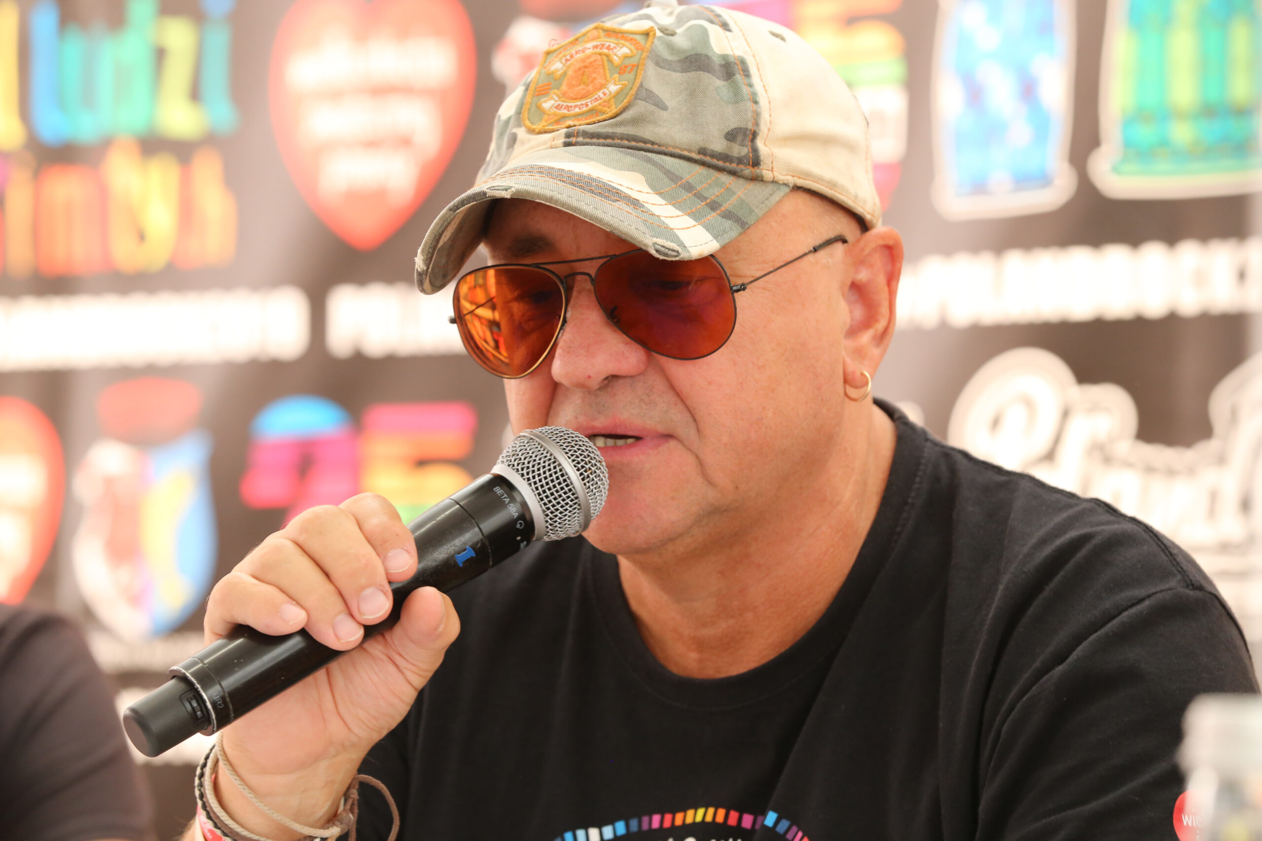 Jurek Owsiak na Pol’and’Rock Festiwal (2019), fot: Ralf Lotys (Sicherlich), CC BY 4.0