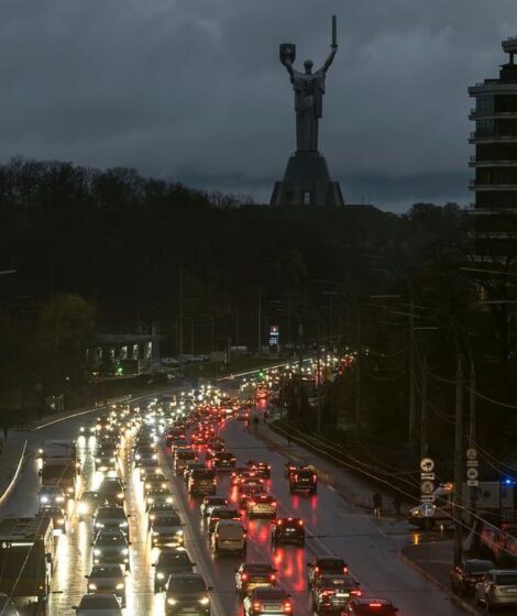 Blackout w Kijowie. Źródło: Zmei @zmei_kt/X