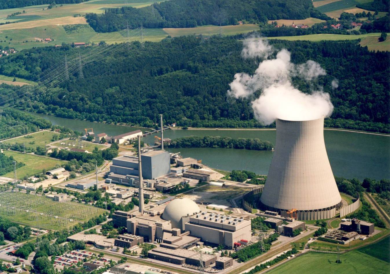 The Isar Nuclear Power Plant was taken out of service on 15 April 2023. / E.ON Kernkraft GmbH, CC BY-SA 3.0