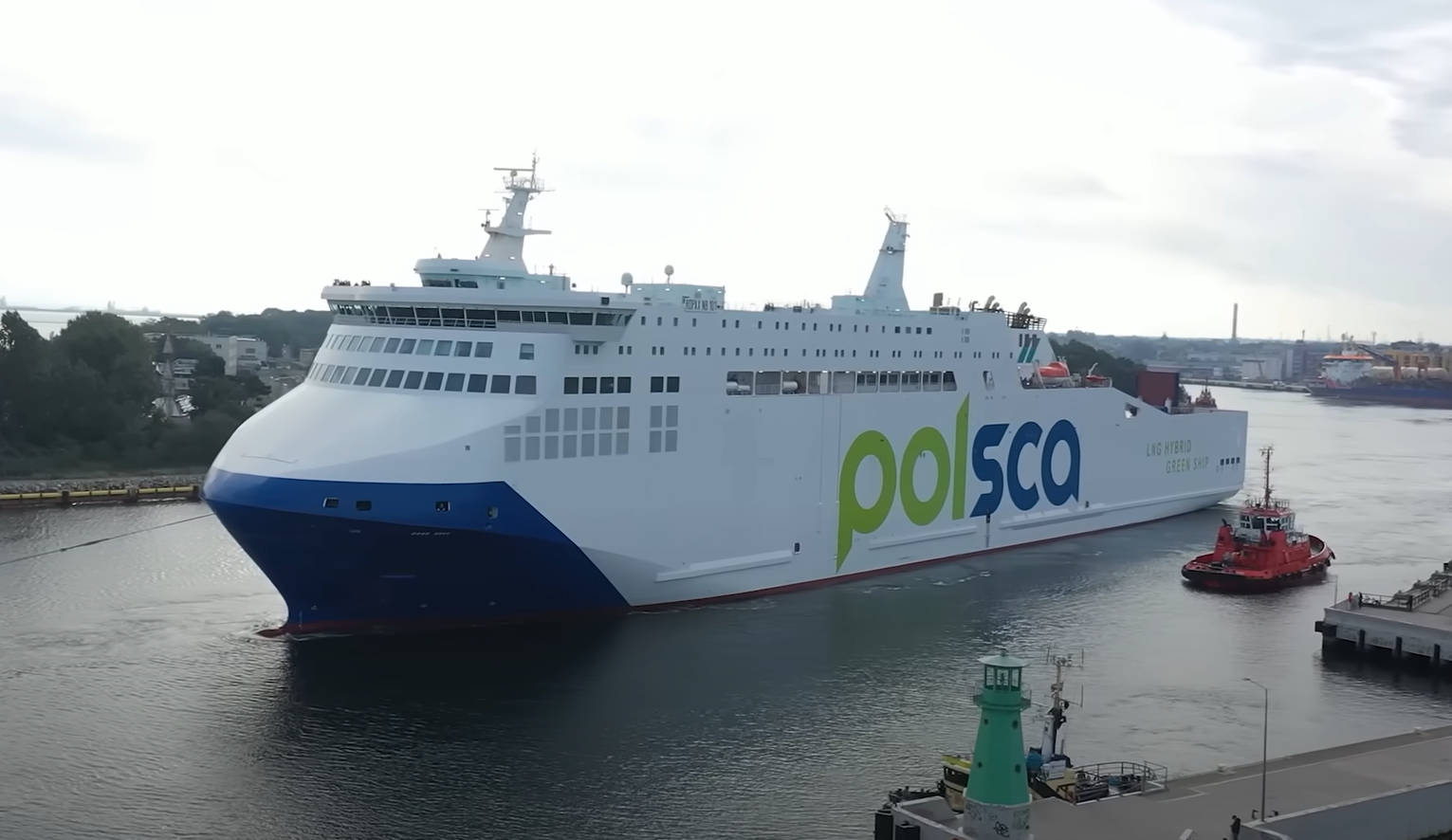 Jantar Unity - pierwszy od lat prom zbudowany w polskich stoczniach dla polskiego armatora/ youtube.com