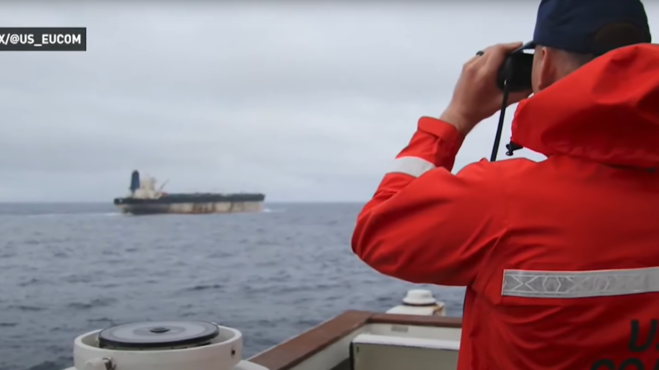 USA zatrzymały tankowce floty cieni. Źródło: EUCOM