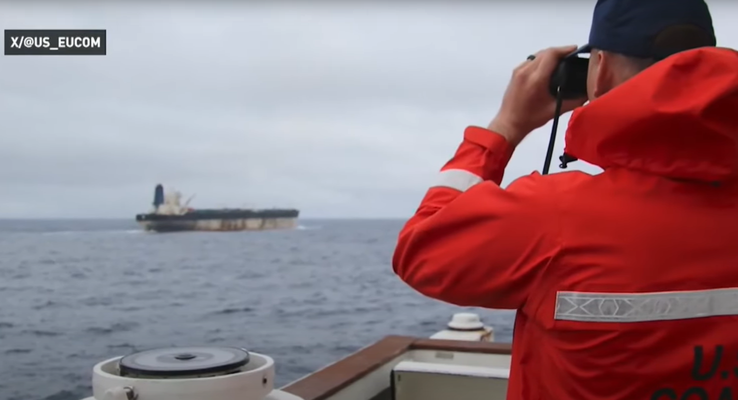 USA zatrzymały tankowce floty cieni. Źródło: EUCOM