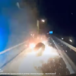 Moment zderzenia na autostradzie A4./ Dolnośląskie Alarmowo