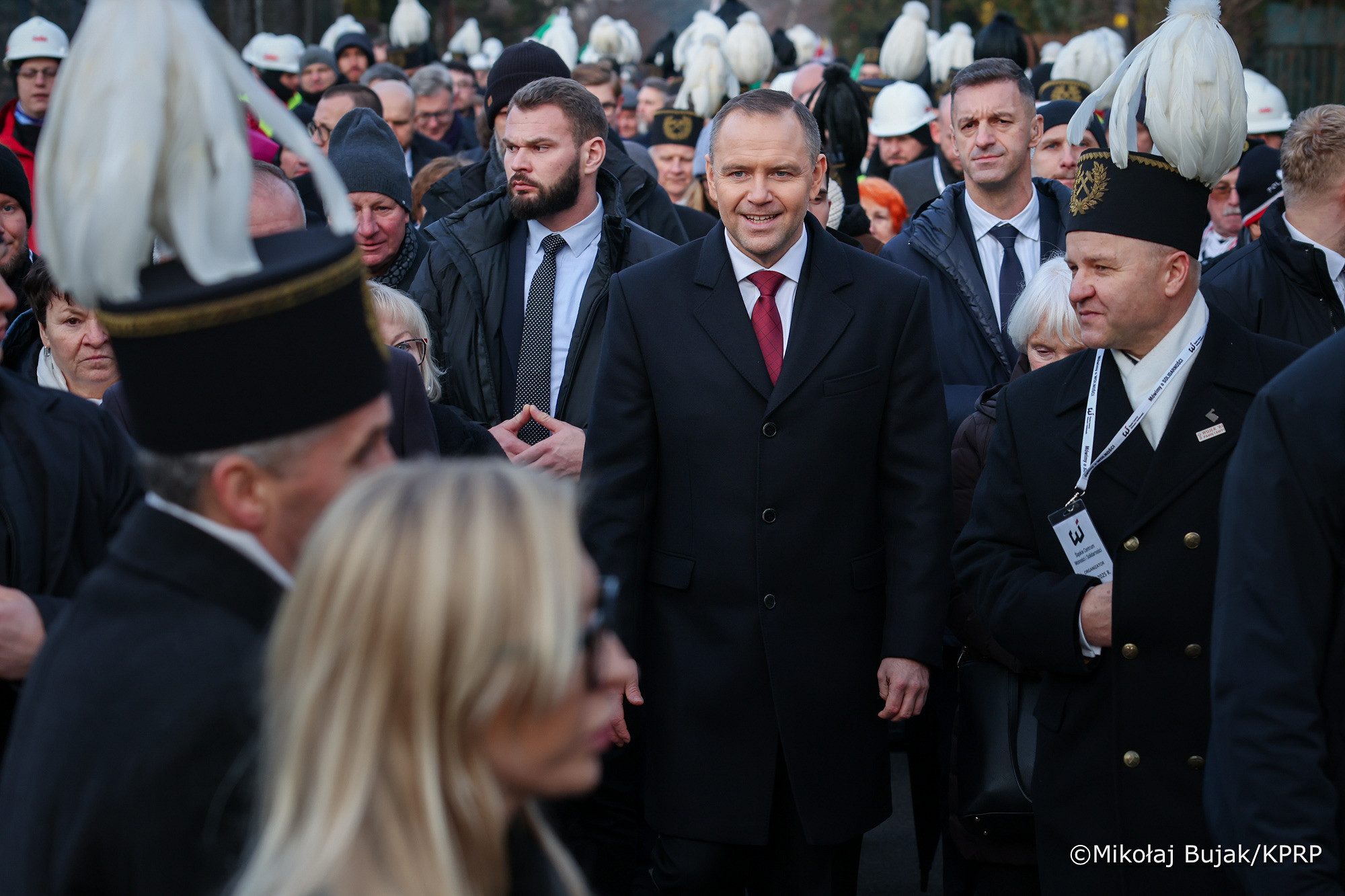 Prezydent Karol Nawrocki w Kopalni Wujek. Fot: Mikołaj Bujak KPRP