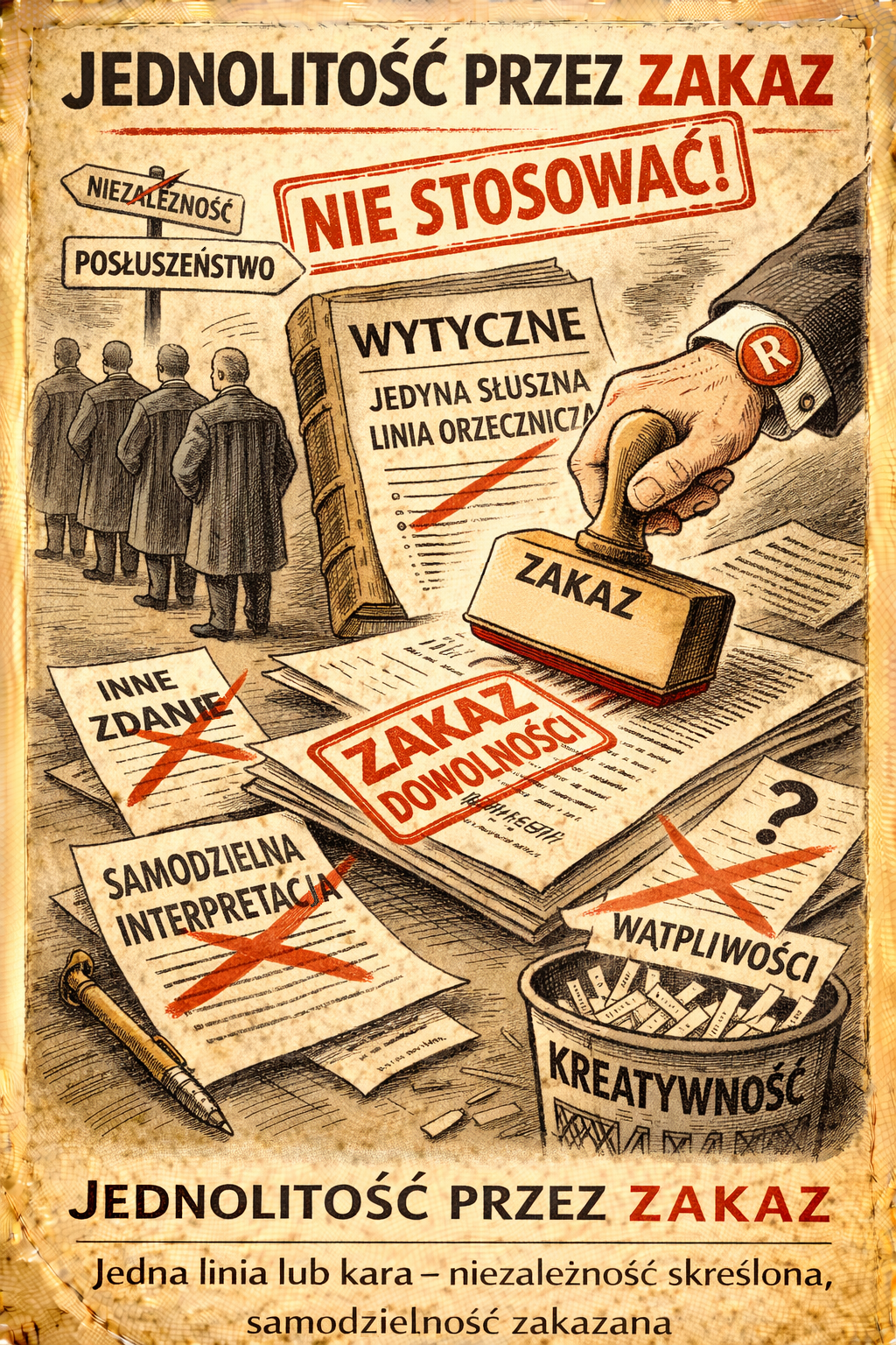 Dotąd sędzia, podejmując niepopularne populistom decyzje, musiał liczyć się z ich krytyką lub hejtem, ale nie z tym, że zapłaci za to z własnej kieszeni. Teraz każdy wyrok „nie po linii” może skończyć się rachunkiem do zapłaty.