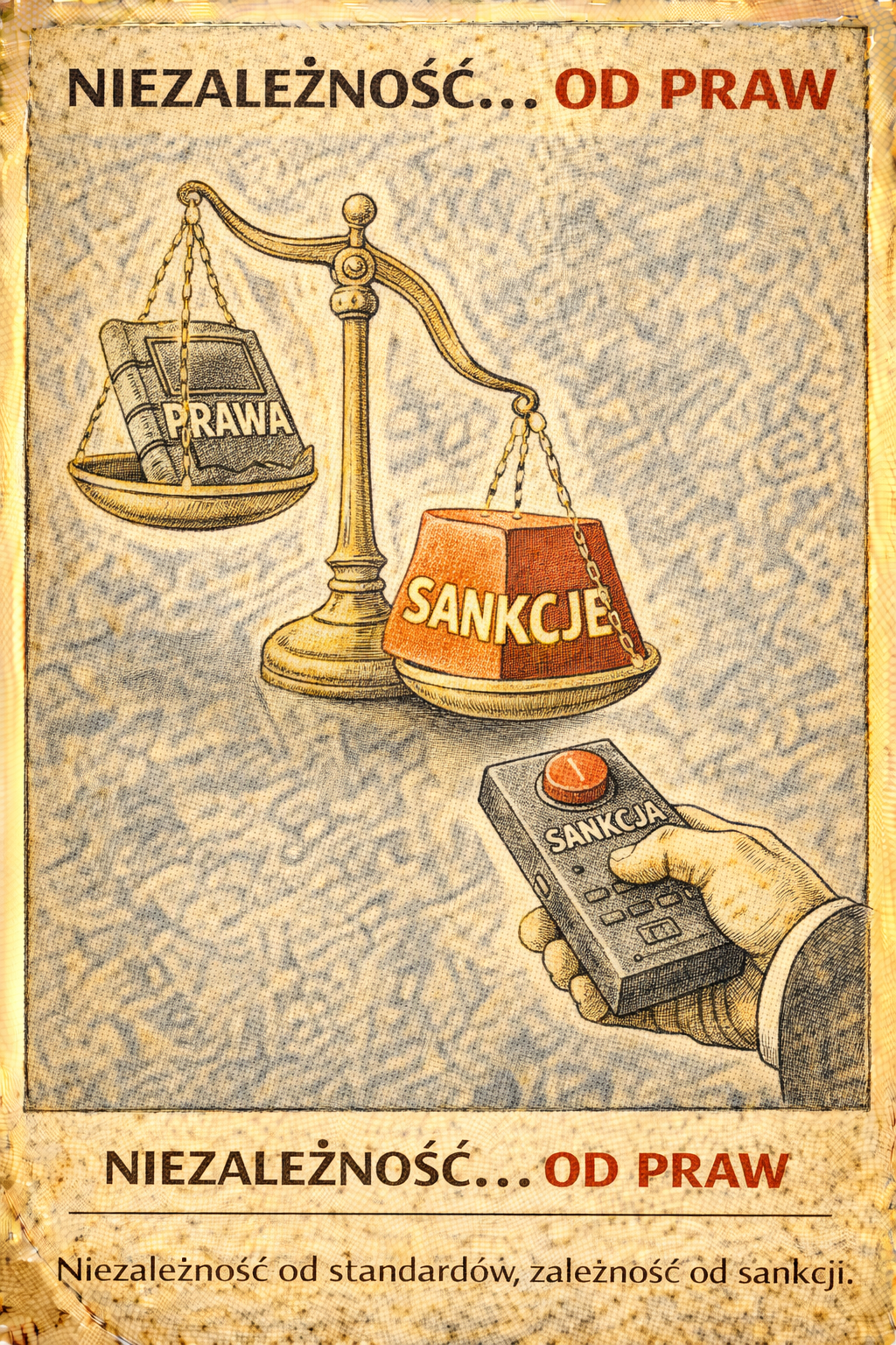 Niezależny sędzia to nasza gwarancja uczciwego meczu, nawet gdy na boisko wchodzi państwo ze swoim aparatem – Pegasusem, aparatem władzy, instytucjami. Gdy urząd skarbowy pomyli cię z oszustem, gdy policjant nadużyje władzy, gdy polityk zechce zamieść aferę pod dywan – tylko niezależny sąd może powiedzieć „sprawdzam”.