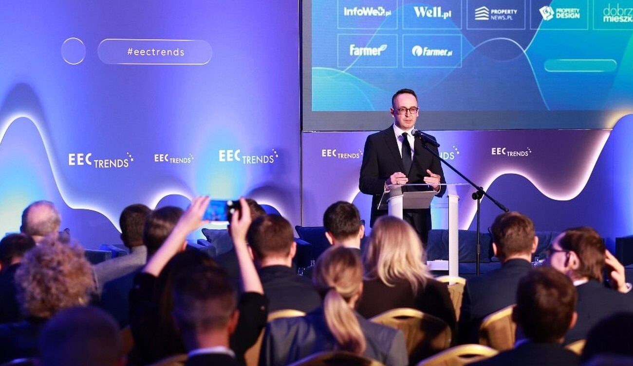 Minister Infrastruktury Dariusz Klimczak podczas EEC Trends. MI