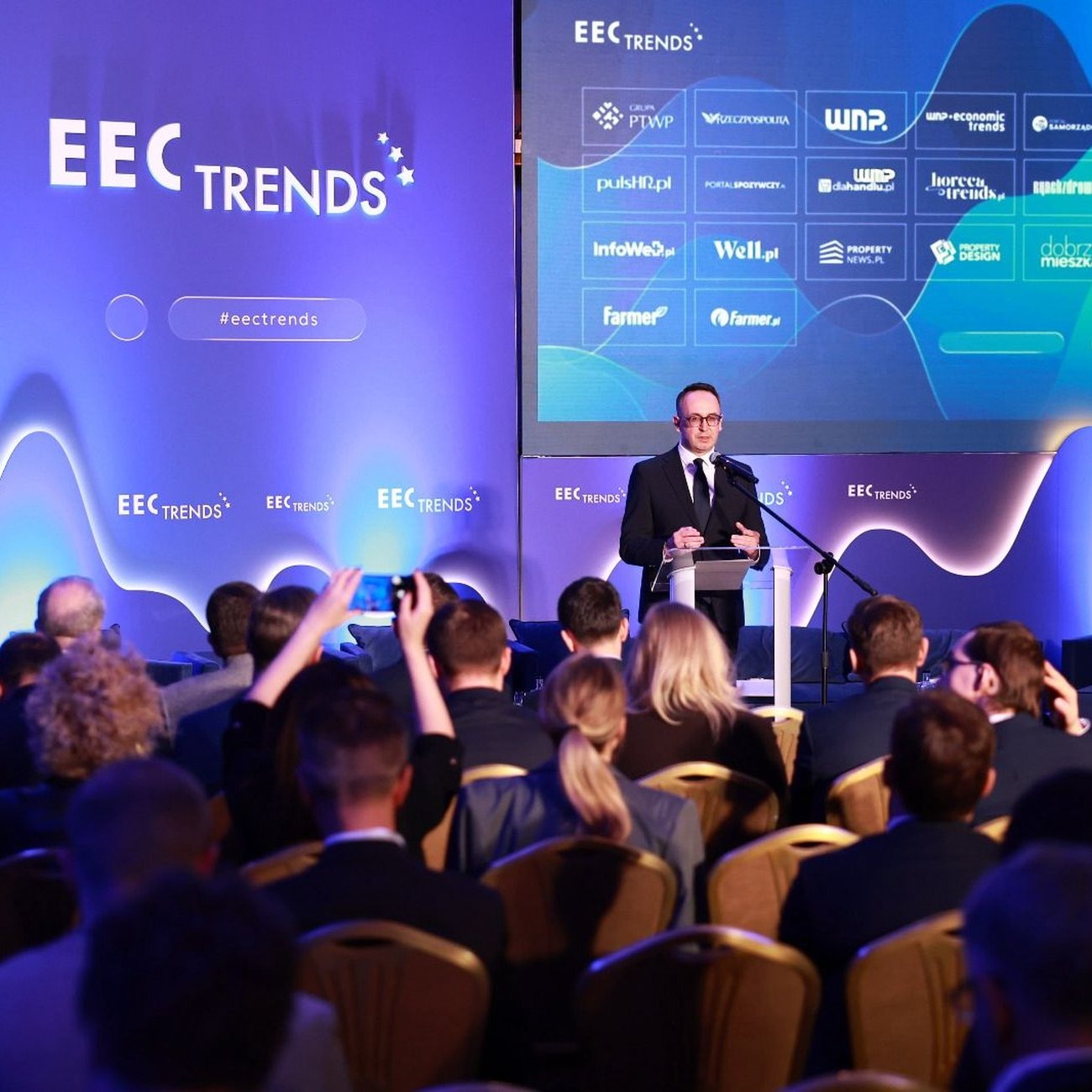 Minister Infrastruktury Dariusz Klimczak podczas EEC Trends. MI