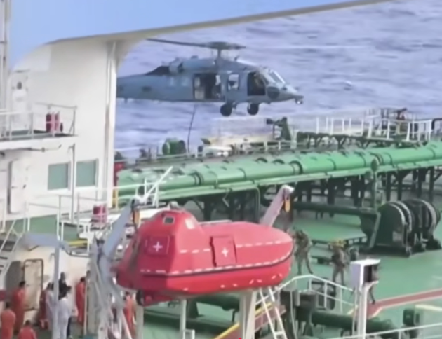 Zajęcie tankowca Veronica III przez siły zbrojne USA