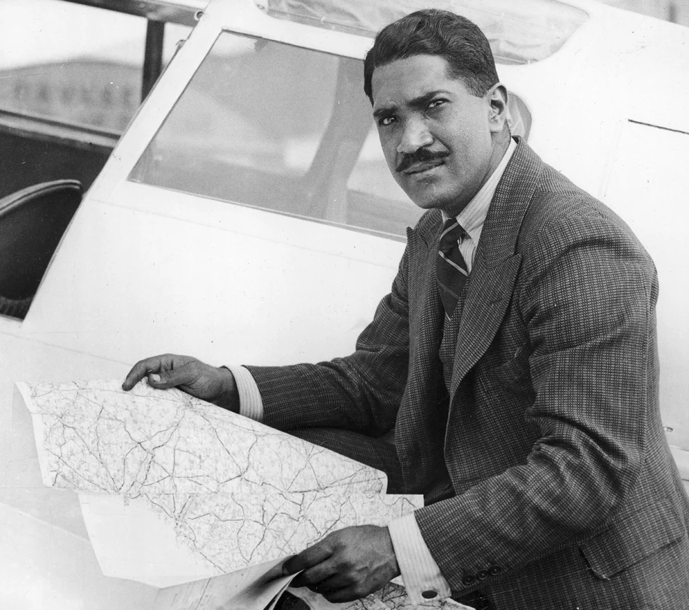 Indyjski przedsiębiorca Damodardas Geerdhal podczas podróży po Polsce, Poznań, 1934. Źródło: Narodowe Archiwum Cyfrowe