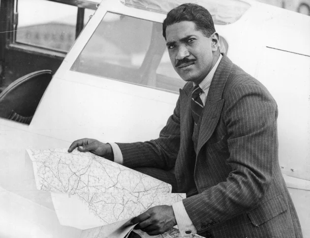 Indyjski przedsiębiorca Damodardas Geerdhal podczas podróży po Polsce, Poznań, 1934. Źródło: Narodowe Archiwum Cyfrowe