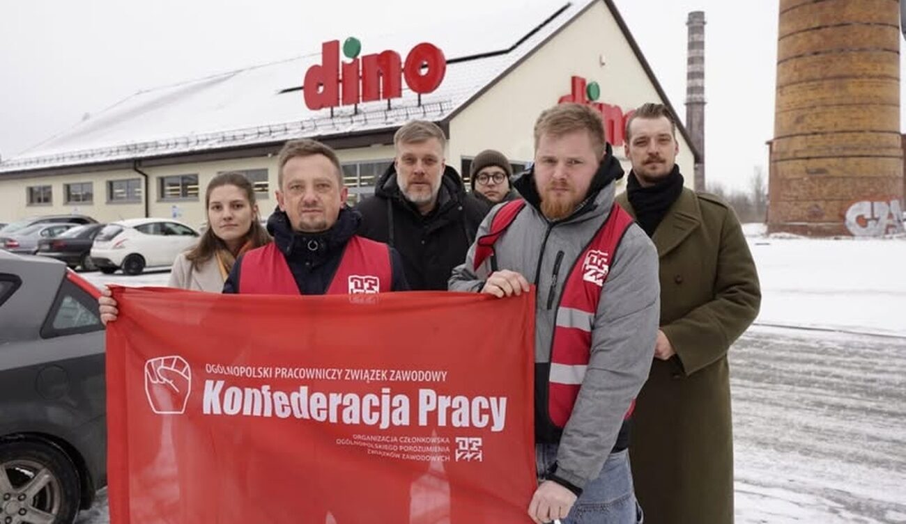 OPZZ Konfederacja Pracy zapowiada dalsze nagłaśnianie patologii w sieci Dino.