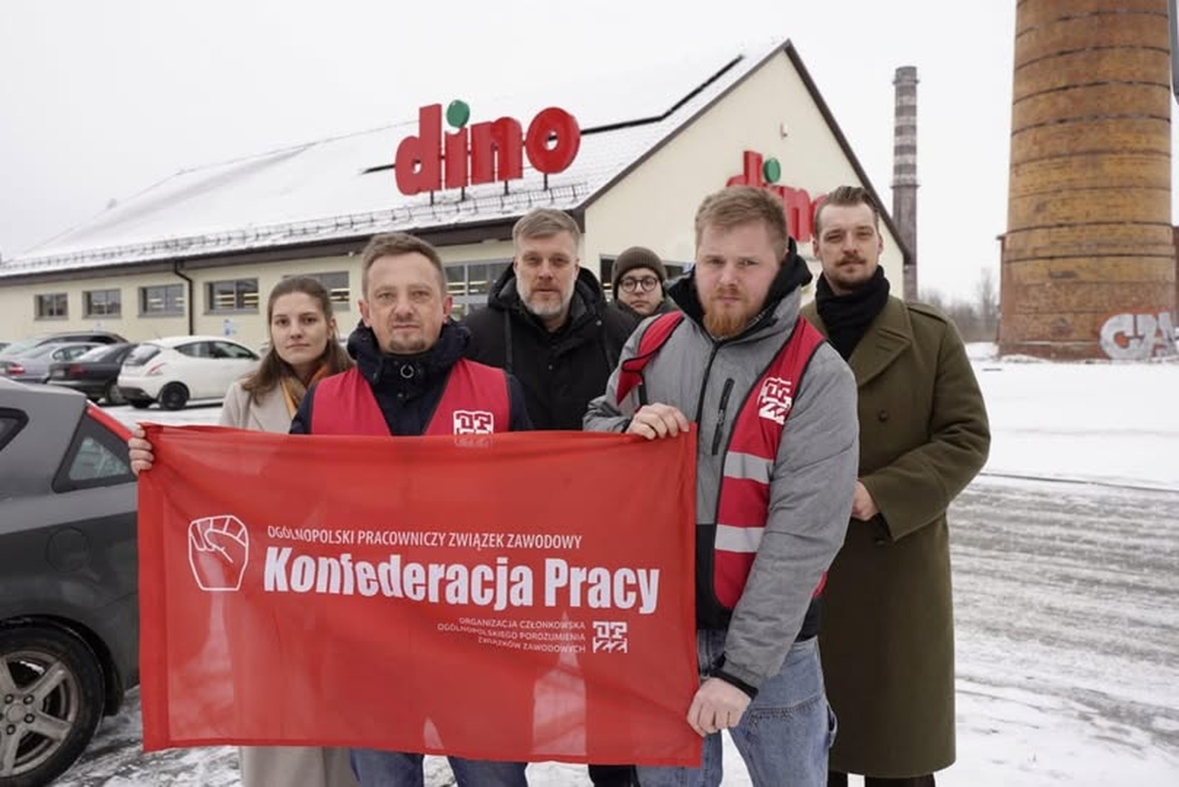 OPZZ Konfederacja Pracy zapowiada dalsze nagłaśnianie patologii w sieci Dino.
