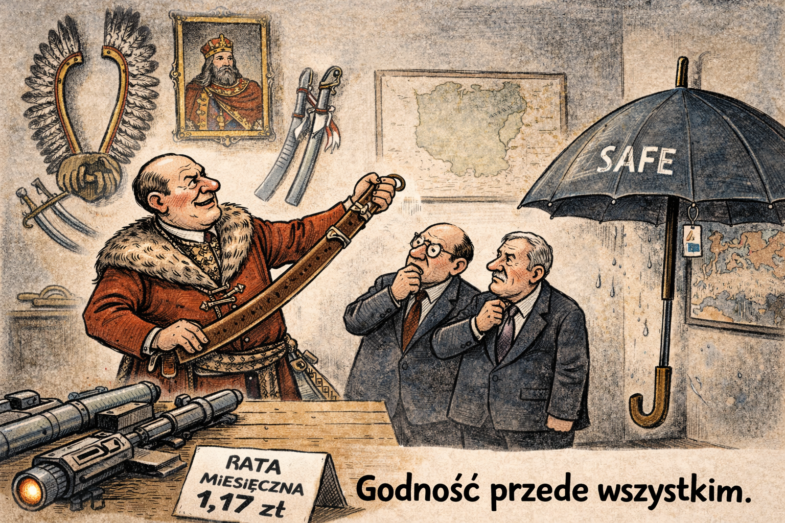 Prezydent Nawrocki zawetował ustawę o SAFE