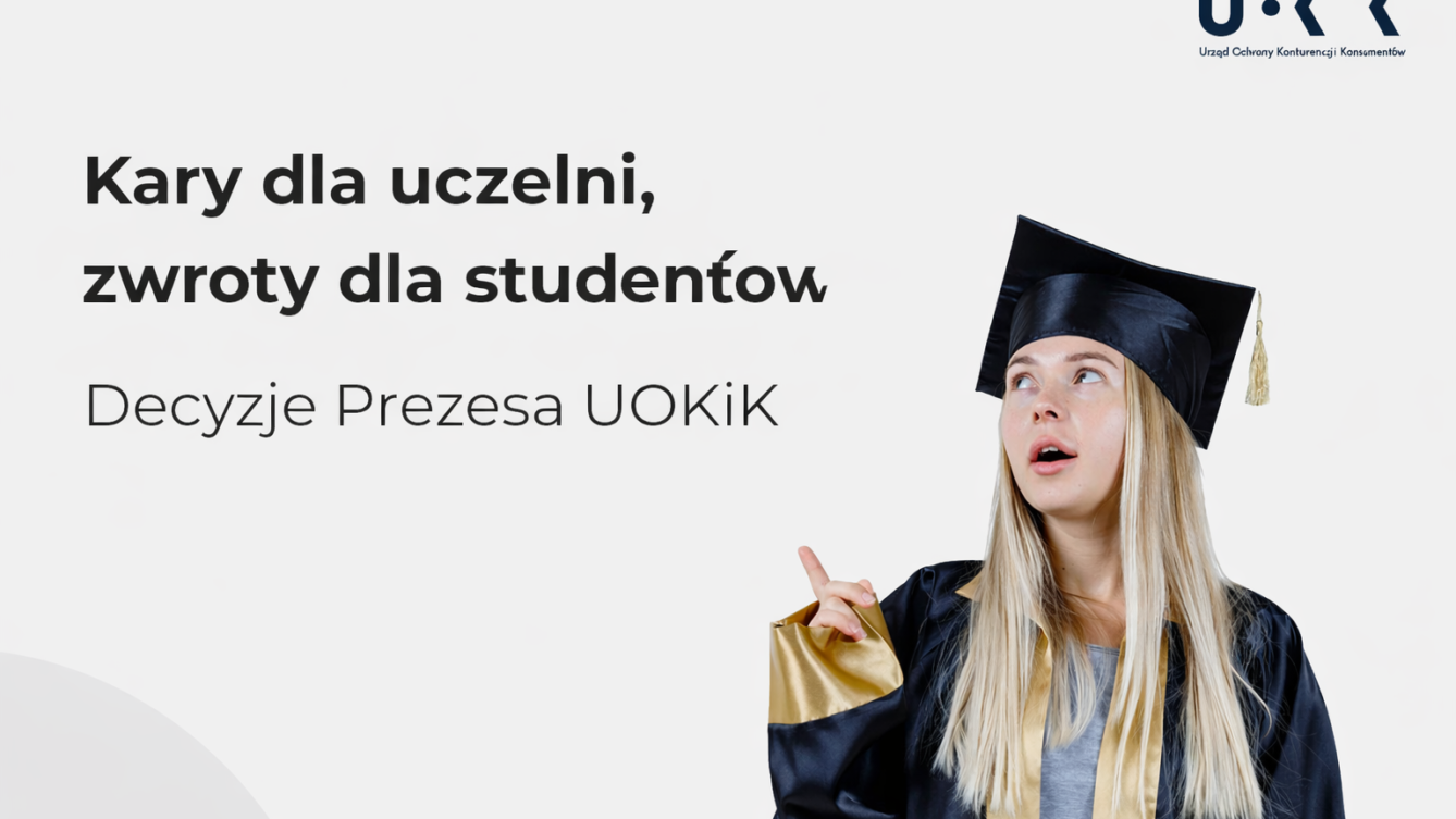 UOKiK nałożył kary na uczelnie za podnoszenie czesnego