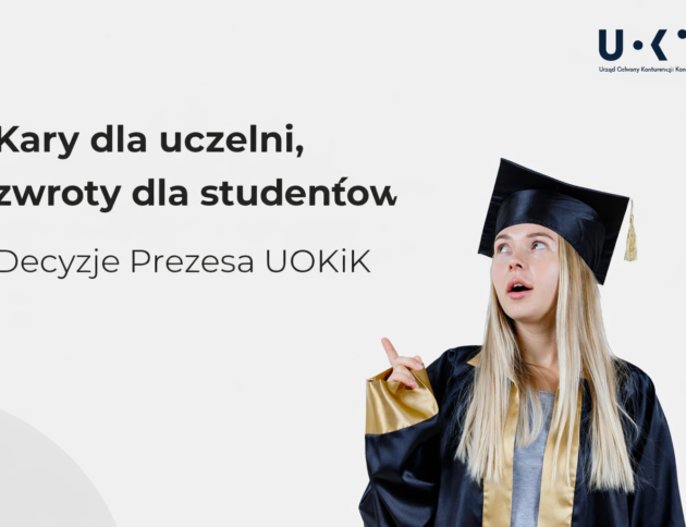 UOKiK nałożył kary na uczelnie za podnoszenie czesnego
