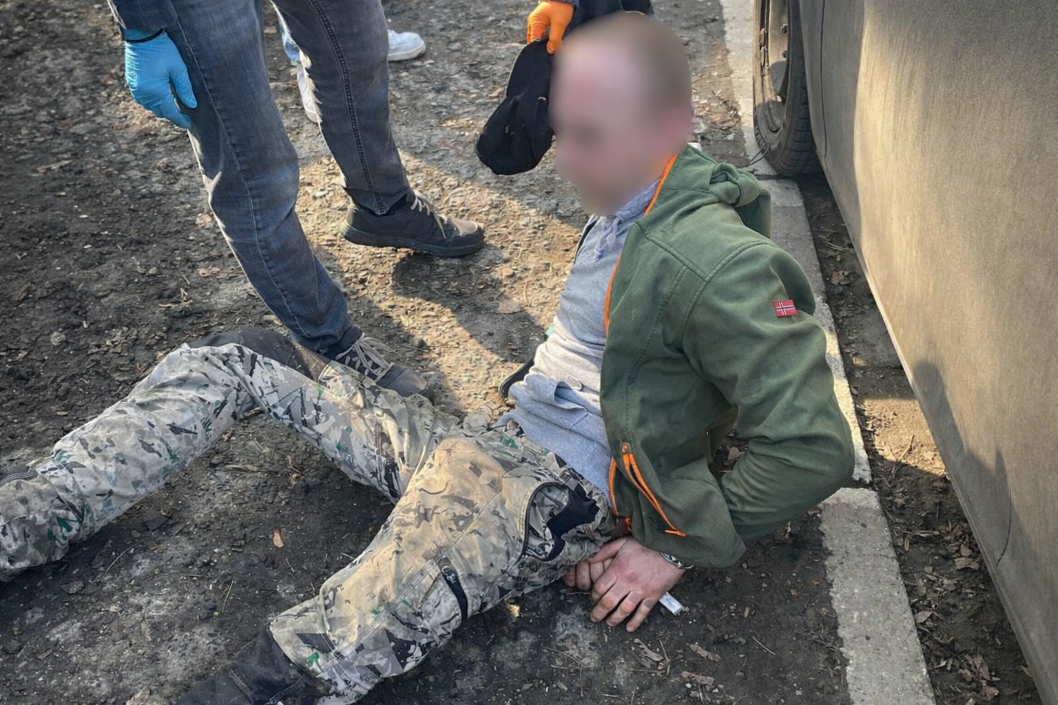 Aresztowanie złodzieja zabytkowej Hondy w Krakowie/ Policja