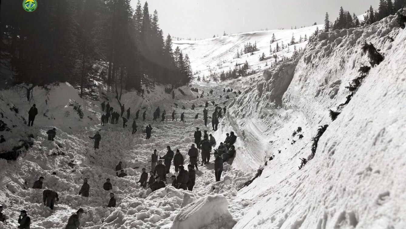 Lawina w  Białym Jarze