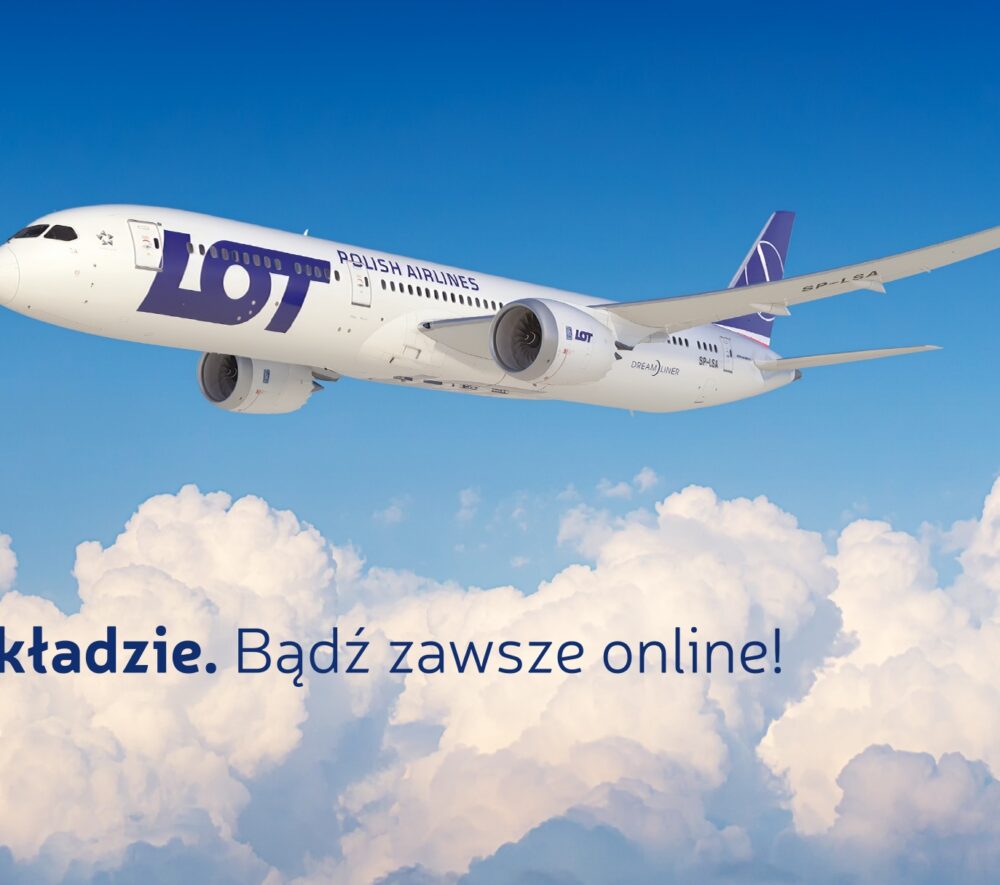 Wifi na pokładzie LOT/ Źródło: LOT