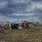 Policja ostrzega - nie wolno wypalać traw! Źródło: Policja