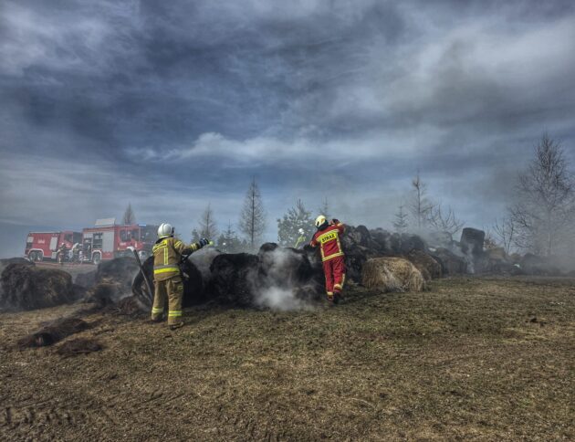 Policja ostrzega - nie wolno wypalać traw! Źródło: Policja
