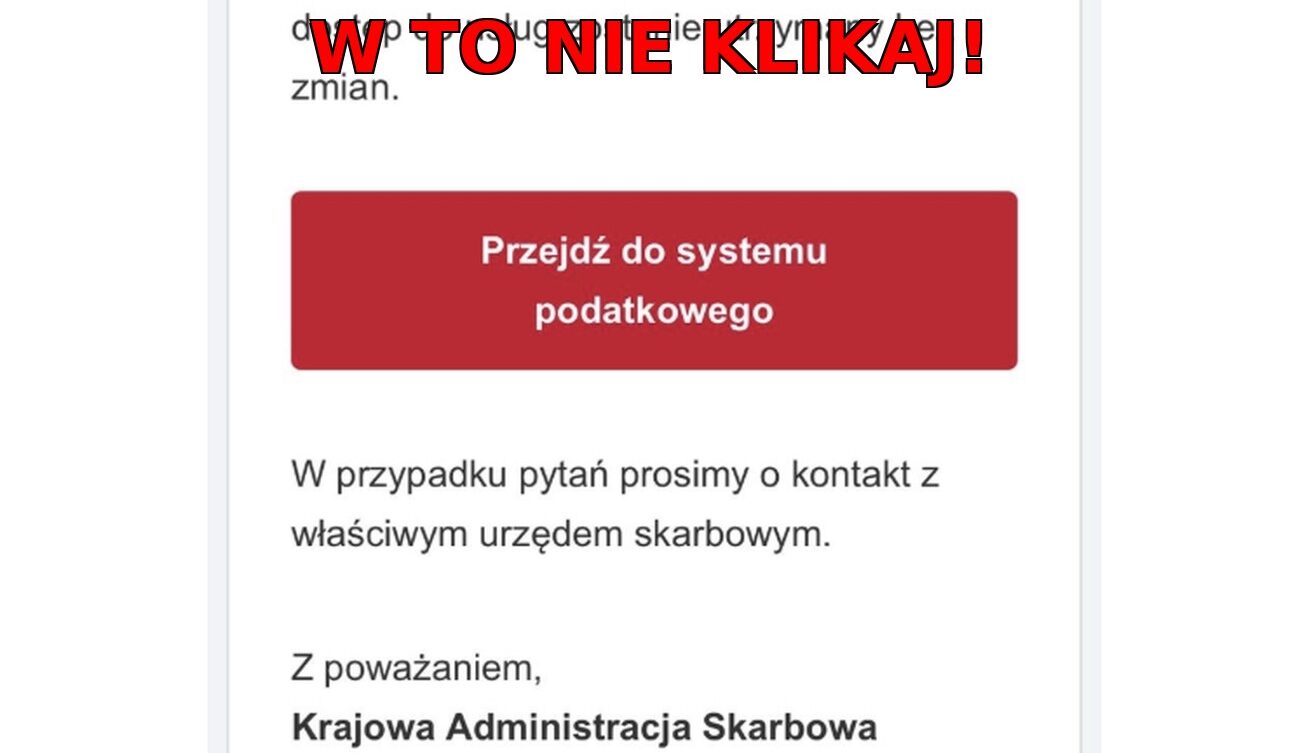 Ministerstwo Finansów i KAS ostrzegają przed oszustami