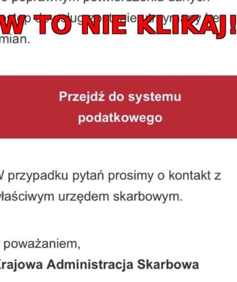 Ministerstwo Finansów i KAS ostrzegają przed oszustami