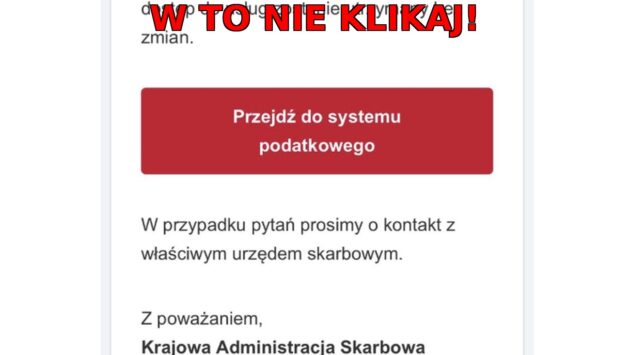 Ministerstwo Finansów i KAS ostrzegają przed oszustami