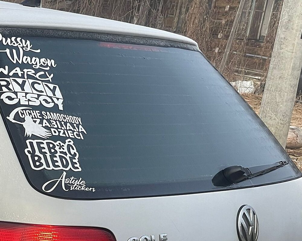 Zatrzymany VW Golf. Policja Zakopane