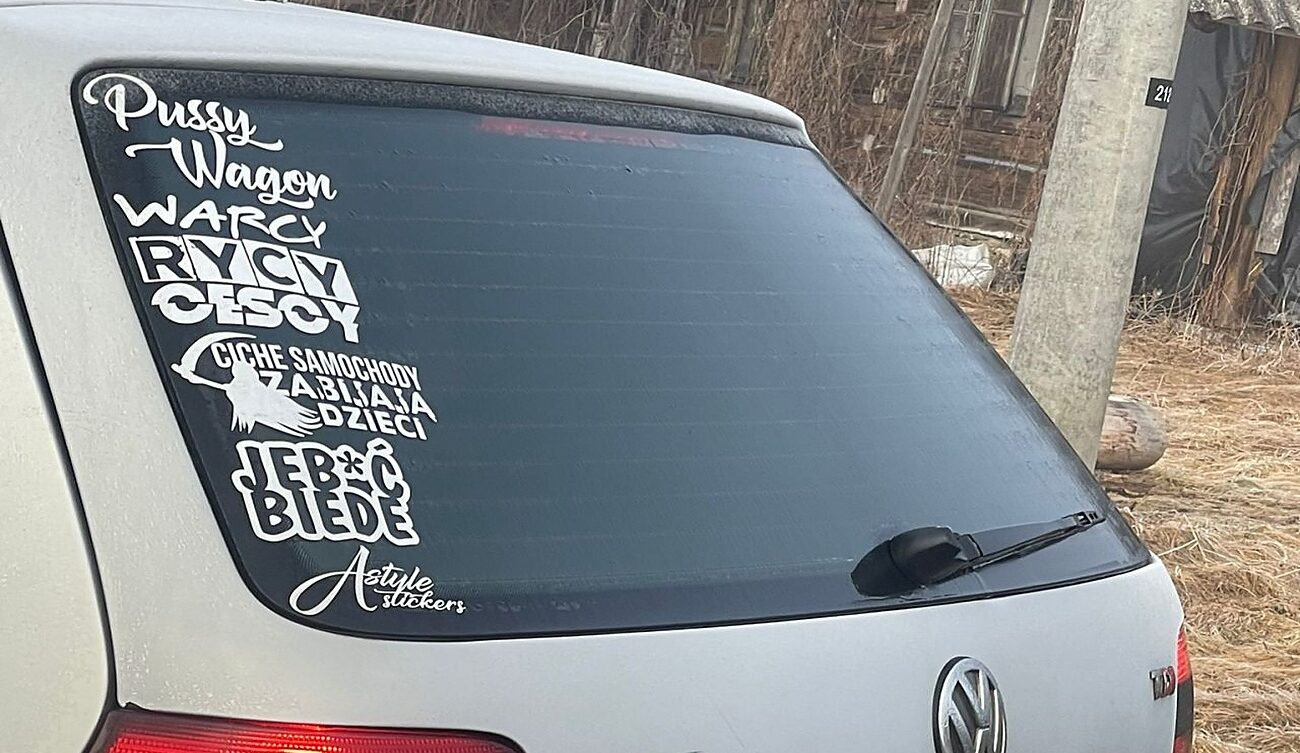 Zatrzymany VW Golf. Policja Zakopane