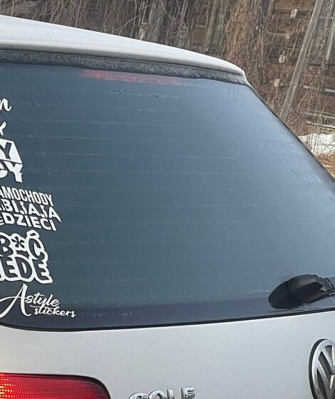 Zatrzymany VW Golf. Policja Zakopane